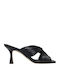 Mules With High Heel In Black Colour