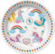 Papier Teller Einhorn Ø 23 cm 8 Stück
