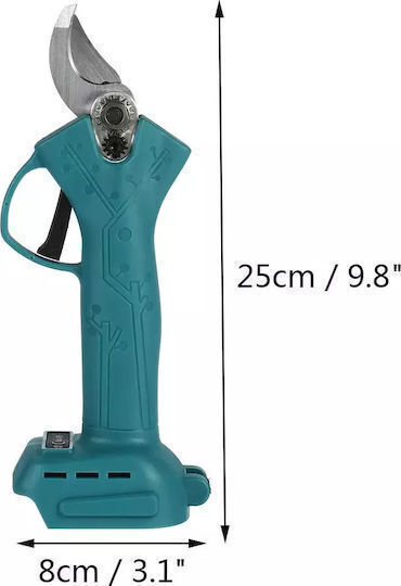 SPV Gartenschere Brushless 36V mit 2 Batterien & Maximaler Schnittdurchmesser 25mm