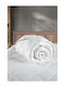 SteweHome Πάπλωμα Ημίδιπλο με Γέμιση Microfiber 195x215εκ. Λευκό