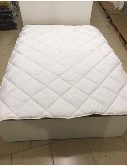 SteweHome Pătură Semidublă 195x215 cm Albă