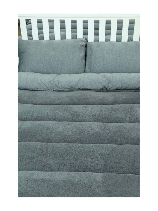 SteweHome Πάπλωμα Ημίδιπλο 195x205εκ. Γκρι