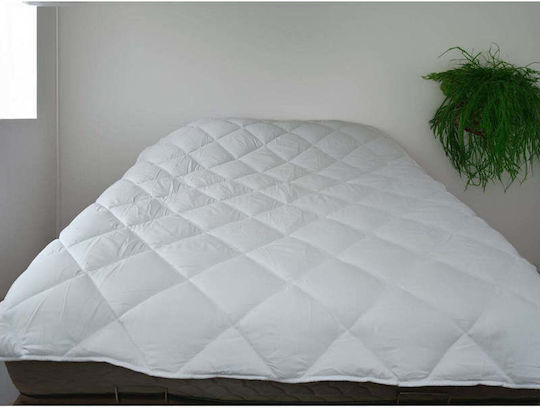 SteweHome Hälfte Doppel Steppdecke mit Mikrofaser Ausfüllen 195x215cm 250