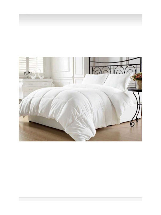 SteweHome Πάπλωμα Μονό με Γέμιση Microfiber 155x215εκ. Ροζ