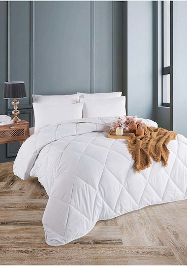 SteweHome Half-Double Quilt 195x215cm White