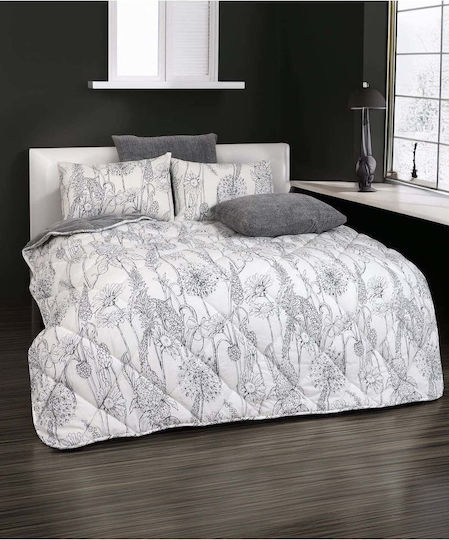 SteweHome Double Quilt 195x205cm Dark Blue