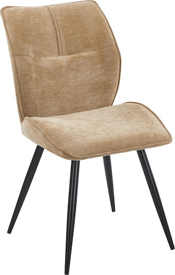 Gaff Dining Chairs with Fabric Upholstery Taupe 2pcs 50x67x89cm