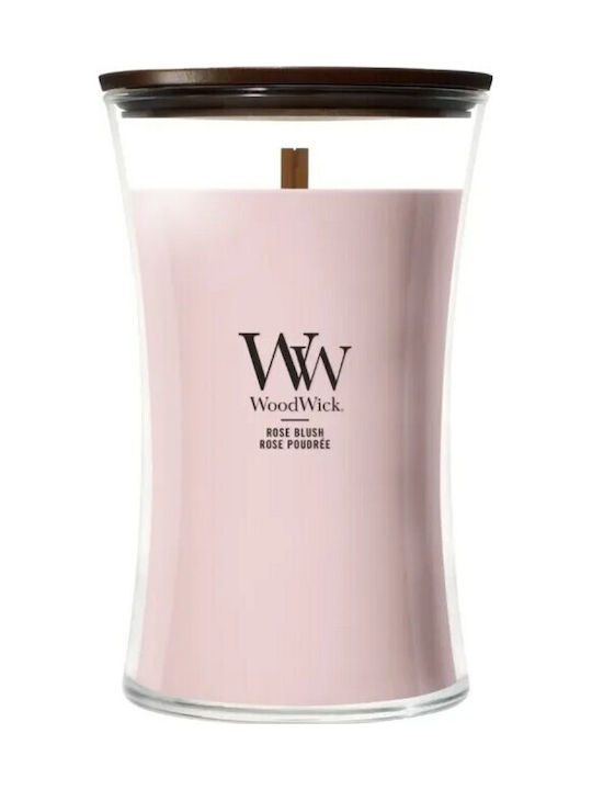 WoodWick Aromatisches Kerze in Gefäß mit Rose P...