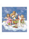 Pol-Mak Set Christmas Napkins Angels 33x33cm 20 Pieces