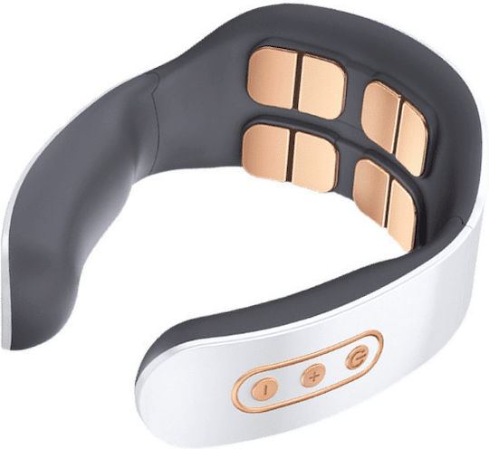 Kimriber Massage Tool for Neck with Infrared Heat and Vibration White