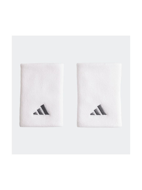 adidas Tennis Sports Wristbands Silver