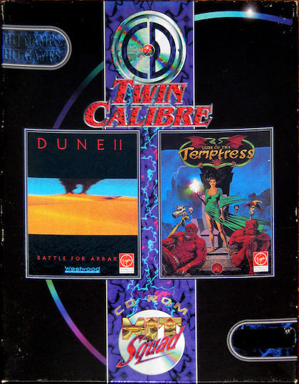 Twin Calibre: Dune II + Lure of the Temptress Jewelcase PC Game (Used)