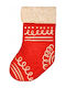 Party Pal Party Pal Weihnachtliche Servietten Socken 33x20.6cm 10 Stück