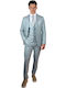 Men's Suit with Vest Mint