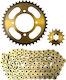 Yamaha Crypton S 115 Chain Sprocket 40x14t Hrc45 420h-106l Gold Apex