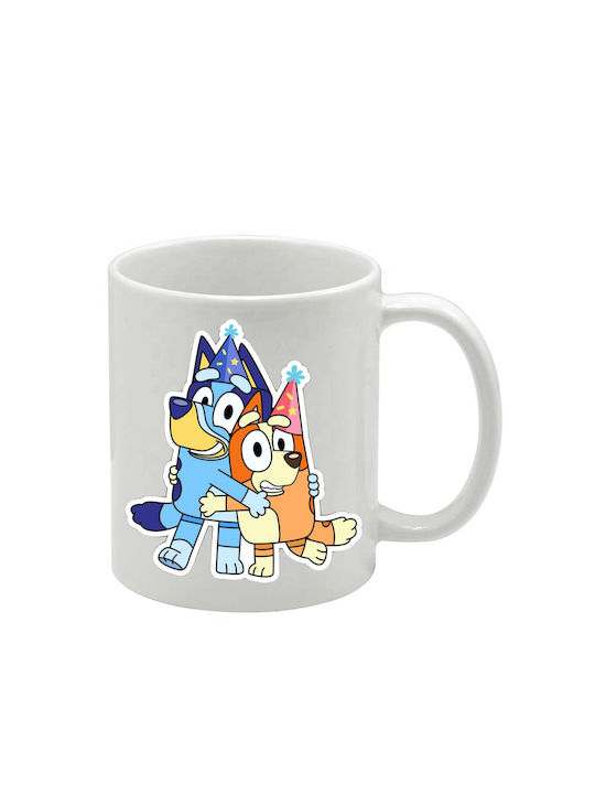 Λευκή Κούπα Bluey
