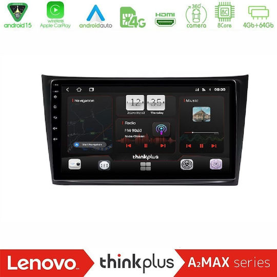 Lenovo Ηχοσύστημα Αυτοκινήτου για Volvo XC 90 2006-2014 (Bluetooth/USB/AUX/WiFi/GPS/Apple-Carplay/Android-Auto) με Οθόνη Αφής 10"