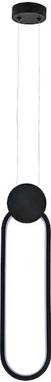 Horoz Electric Black LED Pendant Ceiling Light with Natural White Light