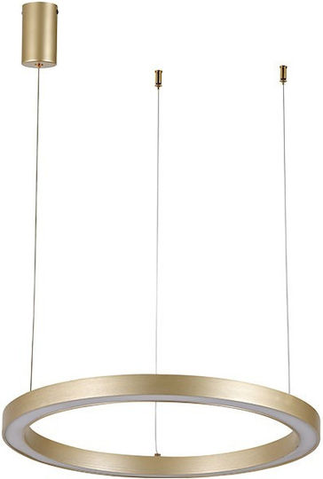 Horoz Electric Κρεμαστό Φωτιστικό Ροζ Χρυσό LED με Φυσικό Λευκό Φως
