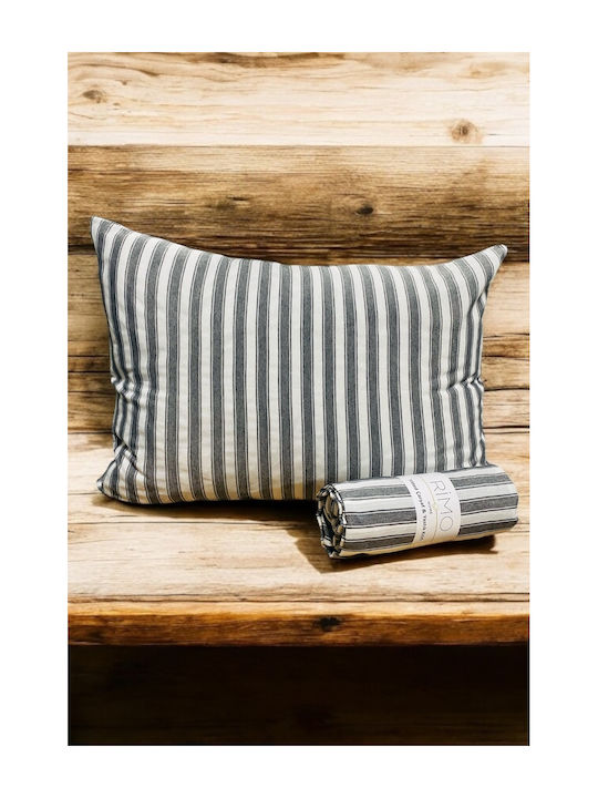 SteweHome Bed Sheet Set With 1 Pillowcase Single With Rubber Hugger 100x200+20cm Gray (2 Pieces)