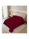 Linea Home Forza Pique Double Blanket 220x240cm Burgundy