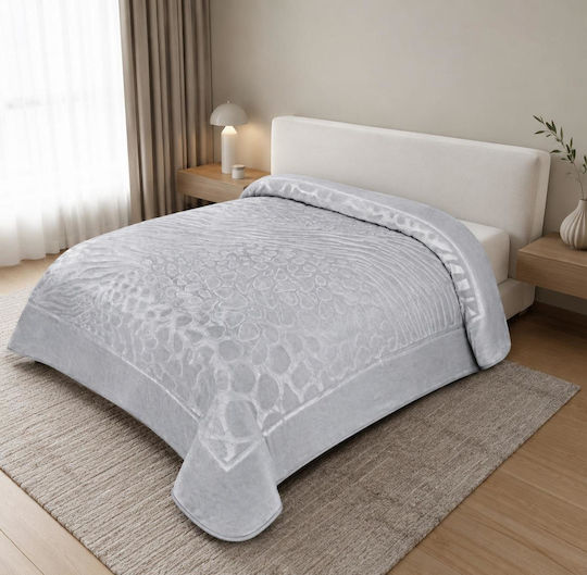 Linea Home Forza Pătură Simplă 160x220 cm Argintiu