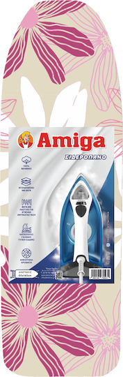 Amiga Ironing Board Cover with Rubber Band Lily 140x60cm