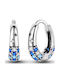 Amalfi Accessories Silver Hoop Earrings
