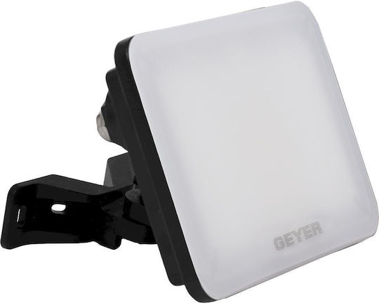 Geyer Στεγανός Προβολέας LED 10W Φυσικό Λευκό 4000K IP65