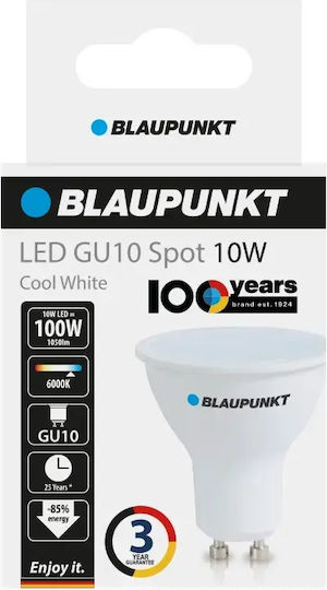 Blaupunkt Лед Лампа 10W За Фасунга GU10 Хладно Бяло