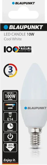 Blaupunkt LED Bulb 10W for Socket E14 and Shape C37 Cool White