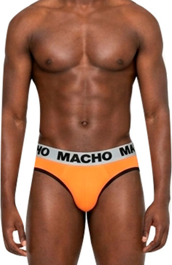Macho Underwear Men's Sexy Orange Slip