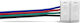 Geyer Male Quick Connector LED Strip 10mm RGB White