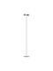 LED Floor Lamp H156.7cm with Warm White Light 2096lm White