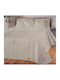 Manterol Casa Manterol Casa Tagesdecke Halbdoppel aus Baumwolle und Polyester Grau 185x270cm