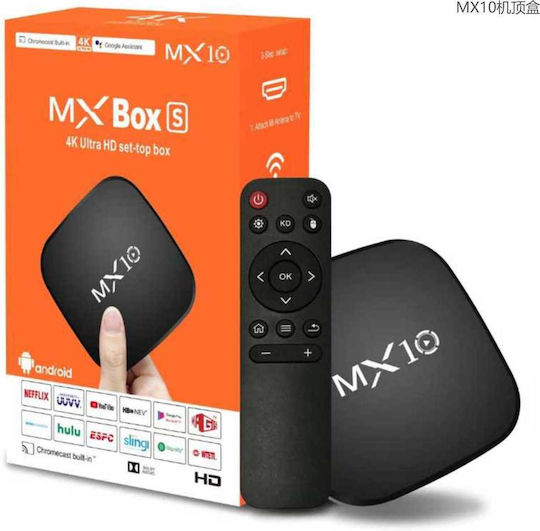 ТВ Кутия MX10 260011 4K UHD с WiFi 1GB RAM и 8GB Вградена Памет с Операционна Система Android 13.0