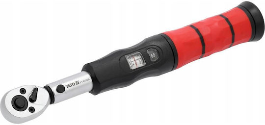Yato Yt-07690 Torque Wrench 1/4" 2-26nm Dual Scale 250mm Length 40cr Steel