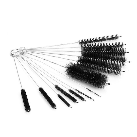 Lampa Periuțe de Curățare de Precizie 2 până la 25 Mm Mânere din Oțel Inoxidabil Set 13 Bucăți L3736.9 Lampa L3736.9