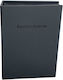 Photo Album Mascagni Black Cases 200 Photos 10x15 Dark Gray Artificial Leather Embossing S557 Gray