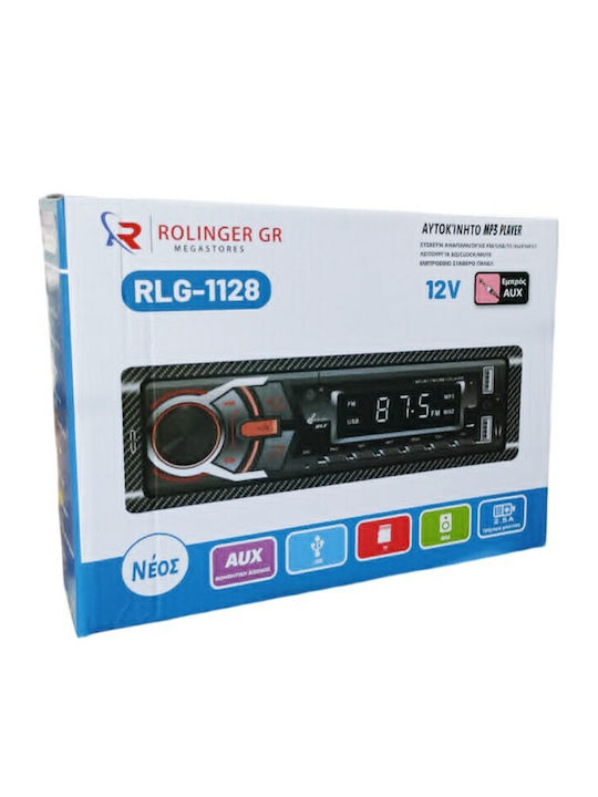 Car Radio 1 DIN Bluetooth USB