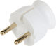 Legrand Schuko Plug Corner White