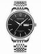 Men's Watch 40mm Battery with Silver Metal Bracelet