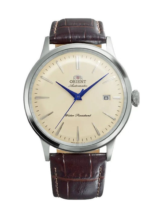 Orient Classic Bambino Мъжки Часовник 40.5mm Автоматичен с Кафява Кожена Каишка