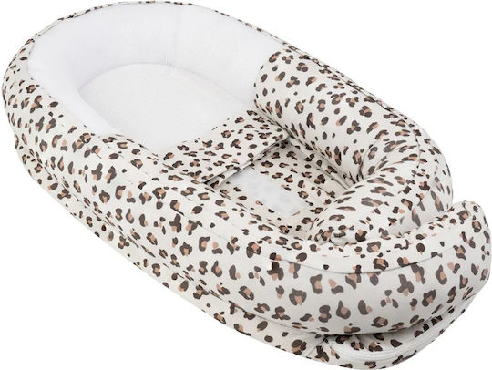 Doomoo Baby Nest Pillow Cocoon Leopard Cream