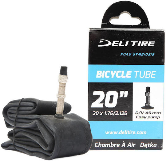 Fahrradschlauch 20x1.75/2.125 Dv 45mm Box Deli