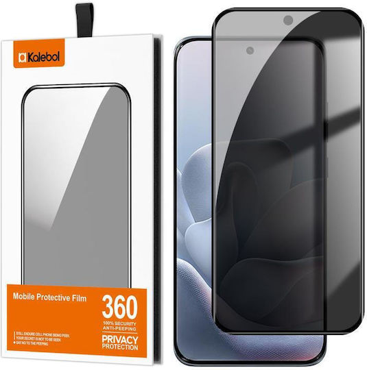 Motorola Edge 70 Fusion 5g Kalebol Curved Full Glue High-aluminum Full-coverage Anti-fingerprint Screen-printed Privacy Tempered Glass Film
