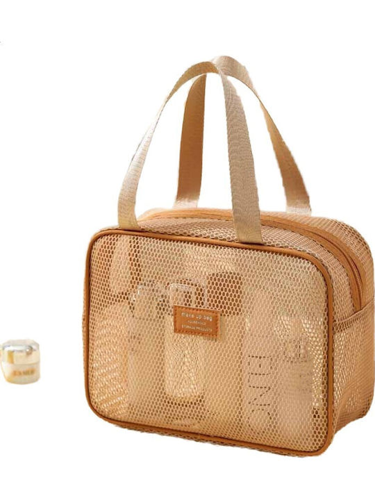 Jetbags Rz11136-53 Νεσεσέρ Ταξιδιού Pvc Mesh Makeup Organizer Bag 22x11x22cm Μπεζ Jetbags Rz11136-53 Νεσεσέρ Ταξιδιού Pvc Mesh Makeup Organizer Bag 22x11x22cm Μπεζ