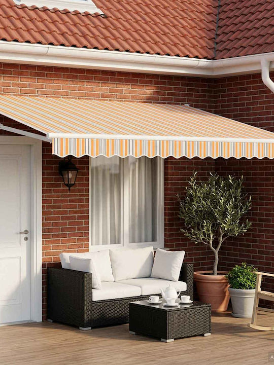 vidaXL Pavillon Terrasse Grau 5x3m