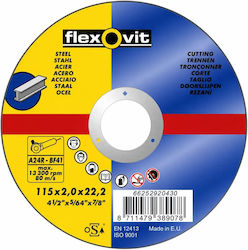 Flexovit Δίσκος Κοπής Μετάλλου 180mm
