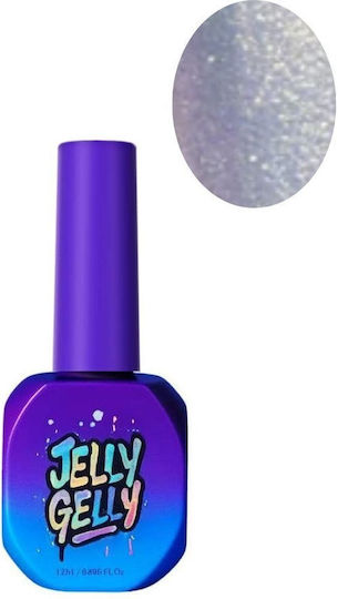 Jelly Gelly Ojă Pentru Unghii Cu Gel Unicorn Pearl Cu Sclipici 12ml